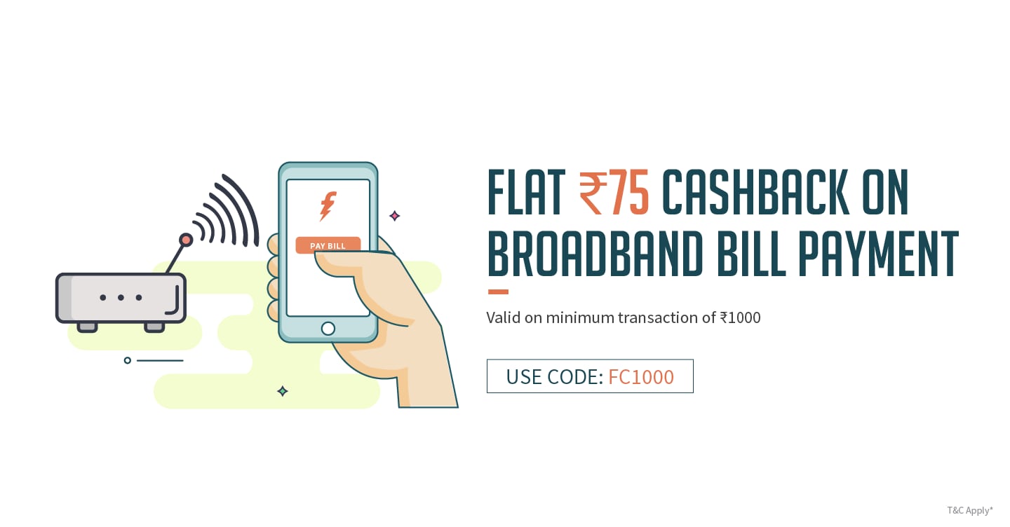 freecharge bill Payment offer